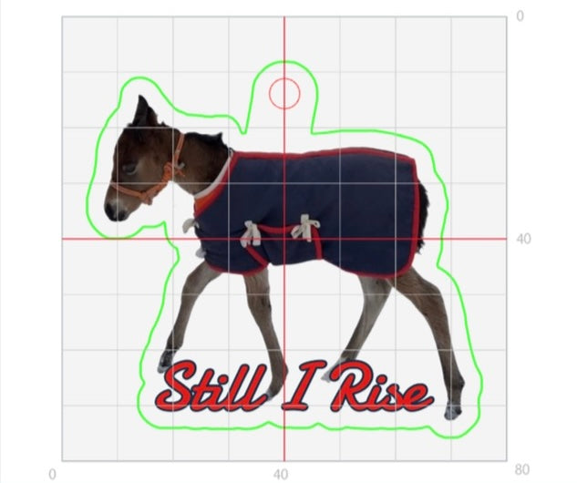 まめちゃんアクリルキーホルダー(8×8cm)